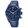 Lotus Montre Acier<Montre L18680-1 - CHRONO Dateur,Chronographe Acier Bleu Cadran Bleu Homme