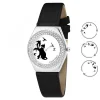 So Charm Montres Montre Cuir<Montre MF316-OISEAU-CHAT-NOIR - So Charm
