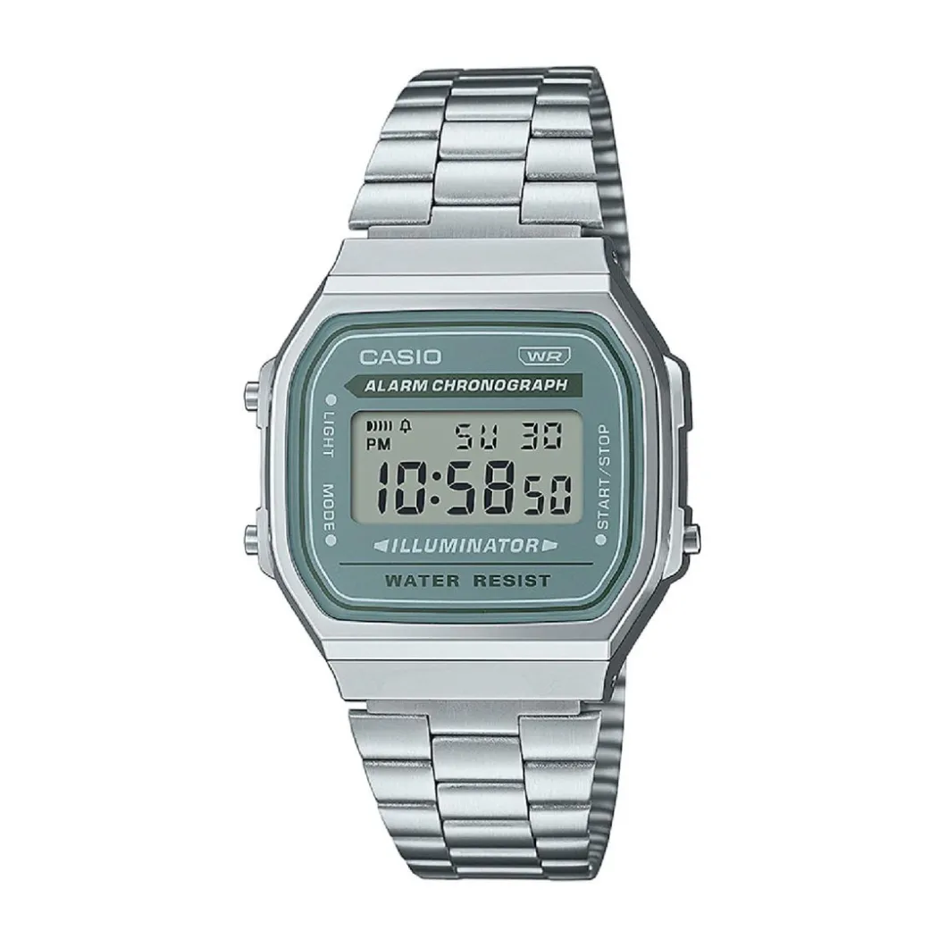 Casio Montre Acier|Montre Acier<Montre Mixte A168WA-3AYES -