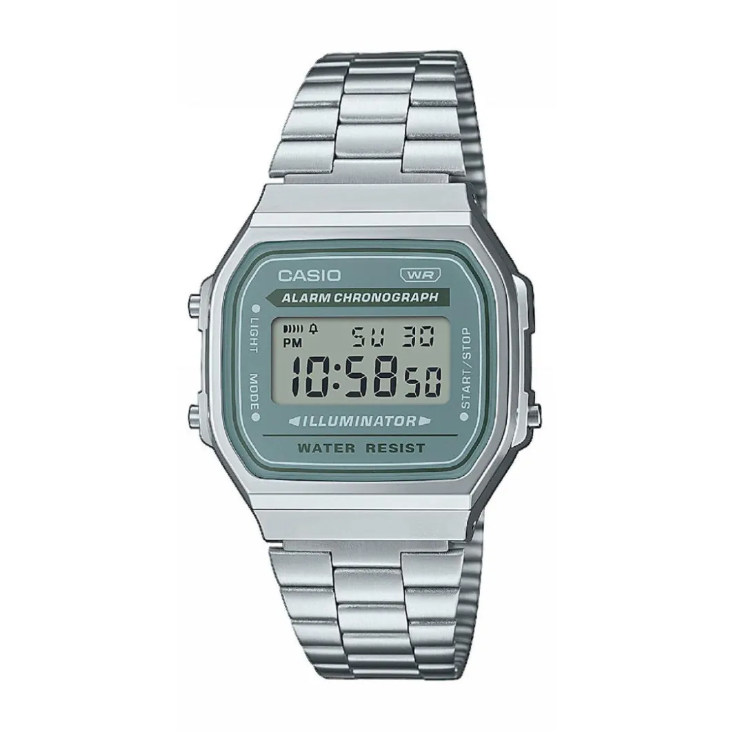 Casio Montre Acier|Montre Acier<Montre Mixte A168WA-3AYES -