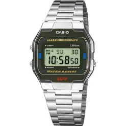Casio Montre Acier<Montre Mixte Collection A163WA-1QES - Bracelet Acier Argent