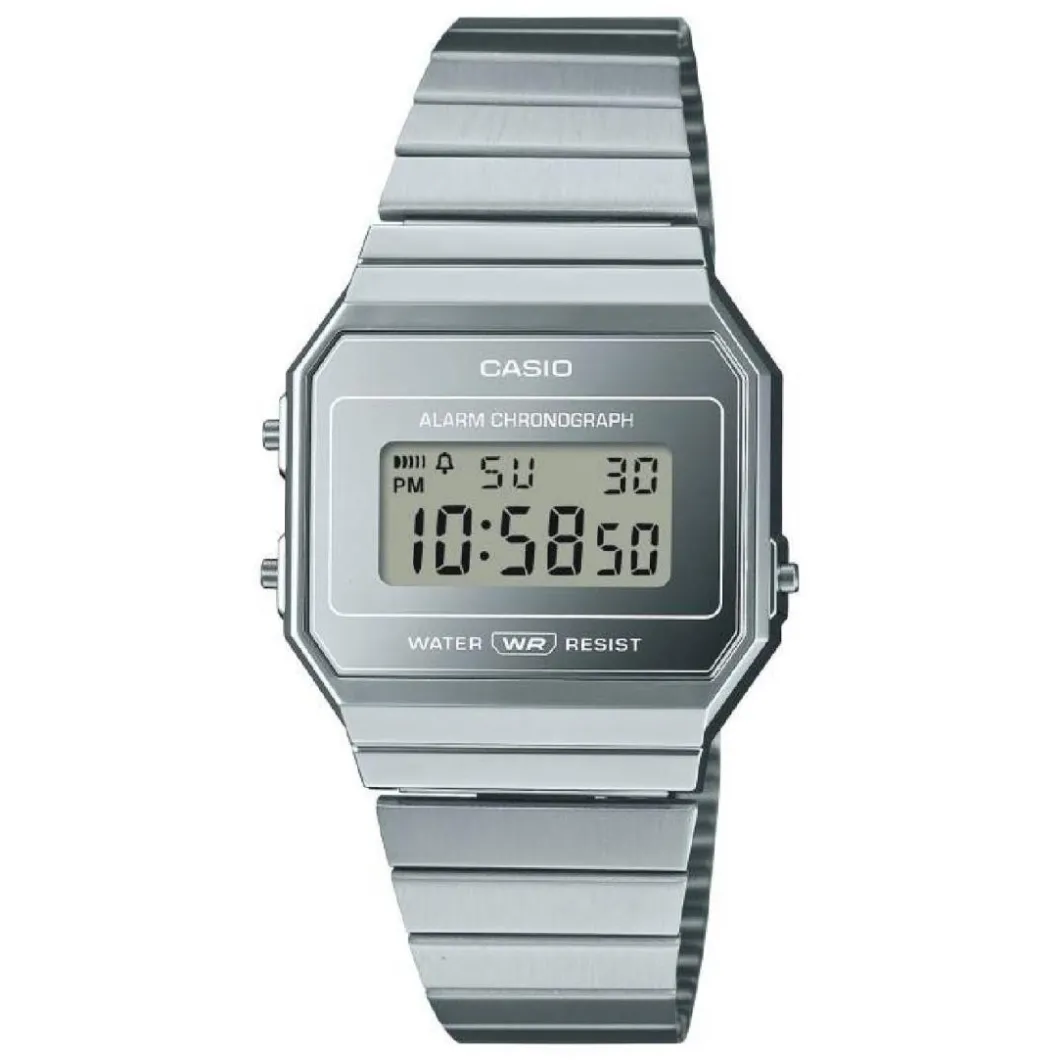 Casio Montre Acier|Montre Acier<Montre Mixte Vintage Iconic - A700WEV-7AEF Bracelet Acier