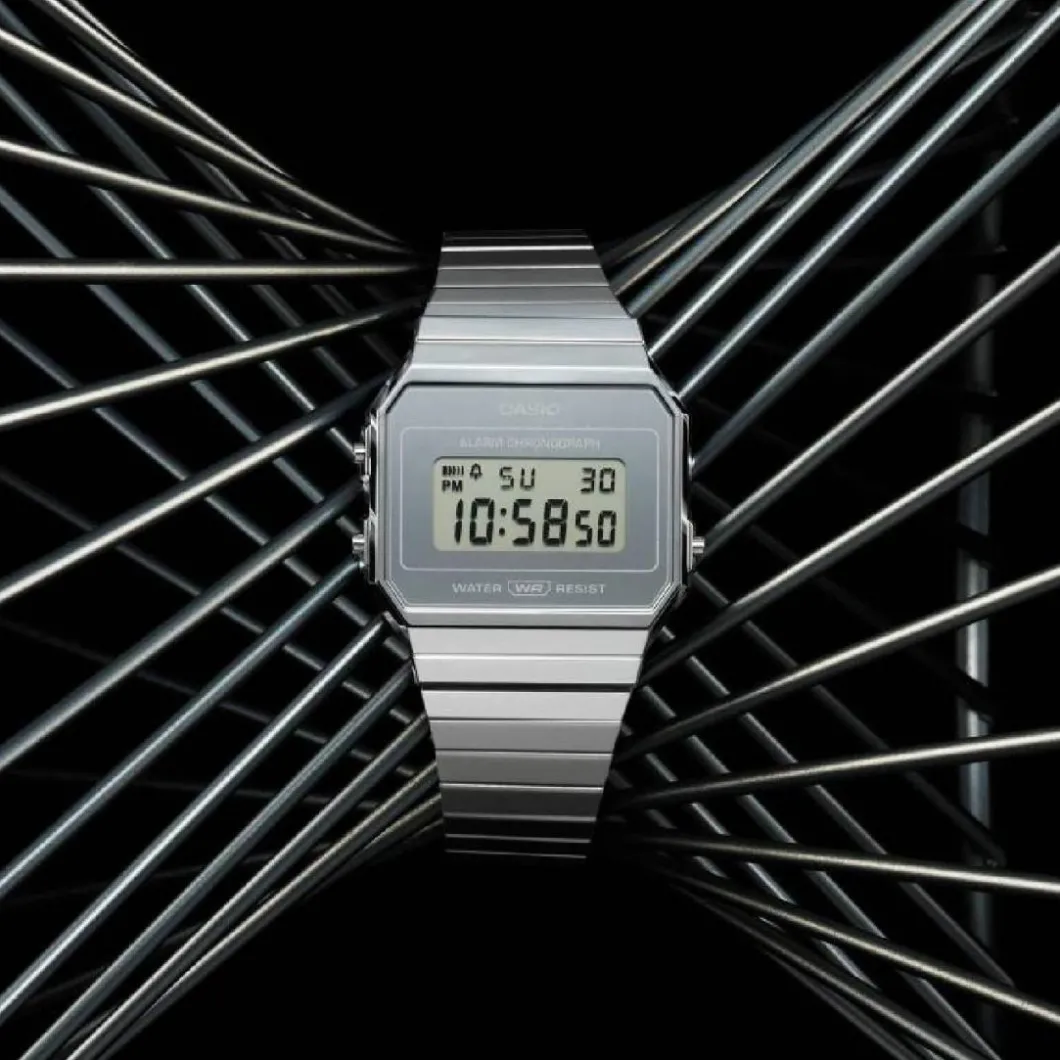 Casio Montre Acier|Montre Acier<Montre Mixte Vintage Iconic - A700WEV-7AEF Bracelet Acier