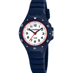 Calypso Montre Garçon|Montre Fille<Montre mixte enfant Junior Collection - K5846-5 Bracelet Silicone Bleu Marine