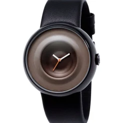 Tacs Montre Cuir<Montre Mixte Eau TS1006C - Bracelet Cuir Noir