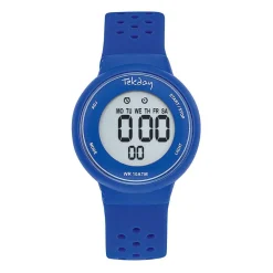 Tekday Montre Garçon|Montre Fille<Montre Mixte 654684 - Bracelet Silicone Bleu