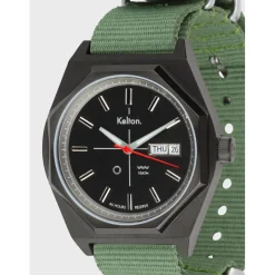 Kelton Montre Automatique<Montre OCTOGONE titane nato kaki