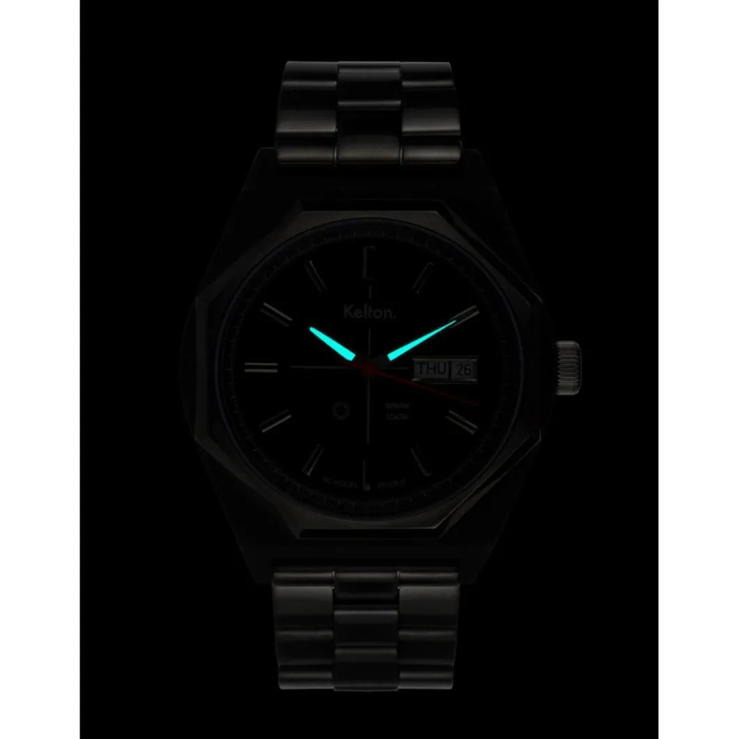 Kelton Montre Automatique|Montre Automatique<Montre Octogone titane nato sable