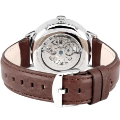 Pierre Lannier Montre Automatique|Montre Fabriquée En France<Montre 322B164 - Montre Bracelet Cuir Marron Montres