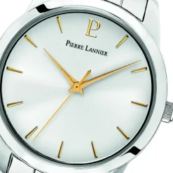 Pierre Lannier Montre Acier<Montre Blanc Acier Femme