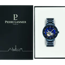 Pierre Lannier Montre Automatique|Montre Acier<Montre Bleu Homme