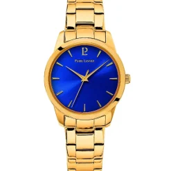 Pierre Lannier Montre Acier<Montre Bleu Doré Femme