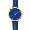 Pierre Lannier Montre Cuir<Montre Femme Bleu