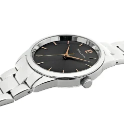 Pierre Lannier Montre Acier<Montre Noir Acier Femme