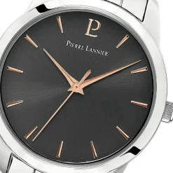 Pierre Lannier Montre Acier<Montre Noir Acier Femme