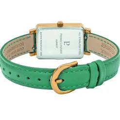 Pierre Lannier Montre Cuir<Montre Vert Rectangulaire Femme
