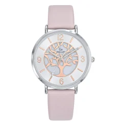 Go Mademoiselle Montre Cuir<Montre pour femme 699502 avec bracelet en cuir rose