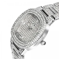 So Charm Montres Montre Acier<Montre pour Femme avec Bracelet en Acier Argent