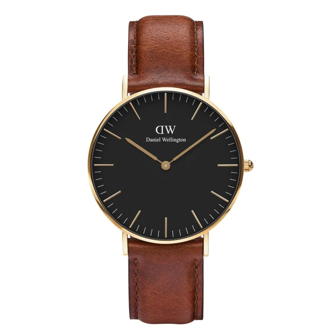 Daniel Wellington Montres Montre Cuir<Montre pour femme Classic DW00100545 avec bracelet en cuir marron