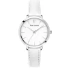 Pierre Lannier Montre Cuir<Montre pour femme 034N600 avec bracelet en cuir blanc