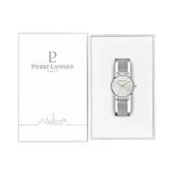 Pierre Lannier Montre Acier<Montre pour femme 034N621 avec bracelet en acier argent