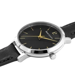 Pierre Lannier Montre Cuir<Montre pour femme 034N633 avec bracelet en cuir noir