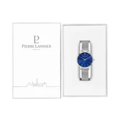 Pierre Lannier Montre Acier<Montre pour femme 034N661 avec bracelet en acier argent
