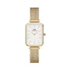 Daniel Wellington Montres Montre Acier<Montre pour femme Quadro DW00100556 avec bracelet en acier doré
