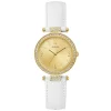Guess Montre Cuir<Montre pour femme Terrace GW0116L5 avec bracelet en cuir blanc