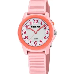 Calypso Montre Fille<Montre pour fille JUNIOR COLLECTION K5823-1 avec bracelet en résine rose