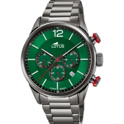 Lotus Montre Acier<Montre pour Homme CHRONO L18686-4 avec bracelet en acier gris