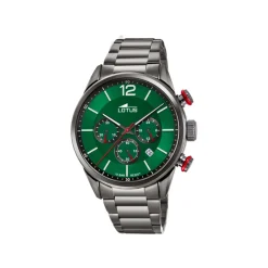 Lotus Montre Acier<Montre pour Homme CHRONO L18686-4 avec bracelet en acier gris