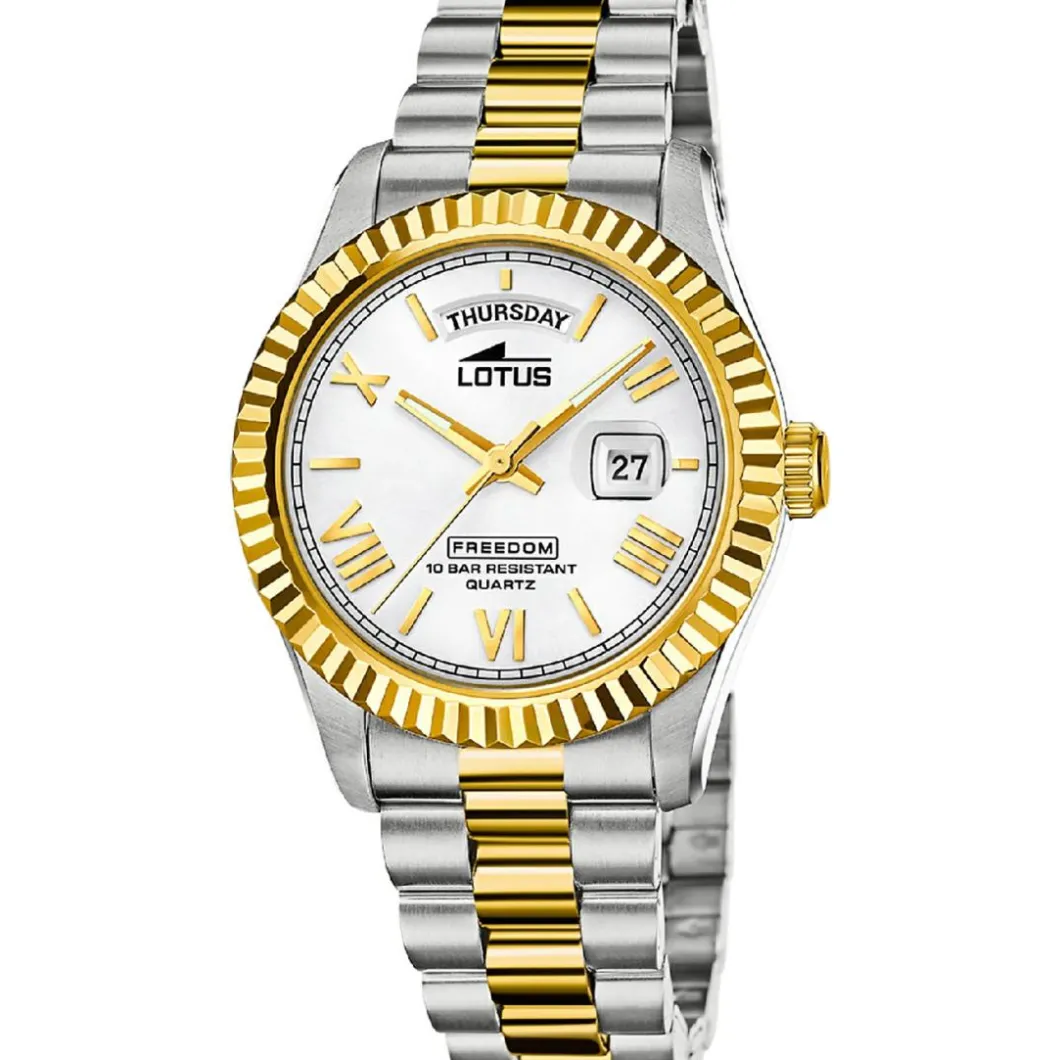 Lotus Montre Acier<Montre pour Homme FREEDOM COLLECTION L18855-1 avec bracelet en acier