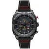 Avi-8 Montre Cuir<Montre pour homme Hawker Hunter Dual Time Chrono AV-4100-04 avec bracelet en cuir noir