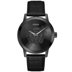 Guess Montre Cuir<Montre pour homme Monarch GW0566G2 avec bracelet en cuir noir