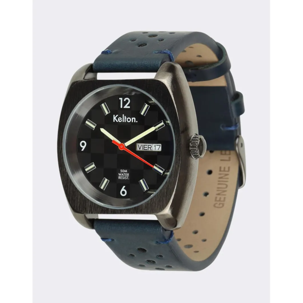 Kelton Montre Cuir|Montre Cuir<Montre RC 22 Damier