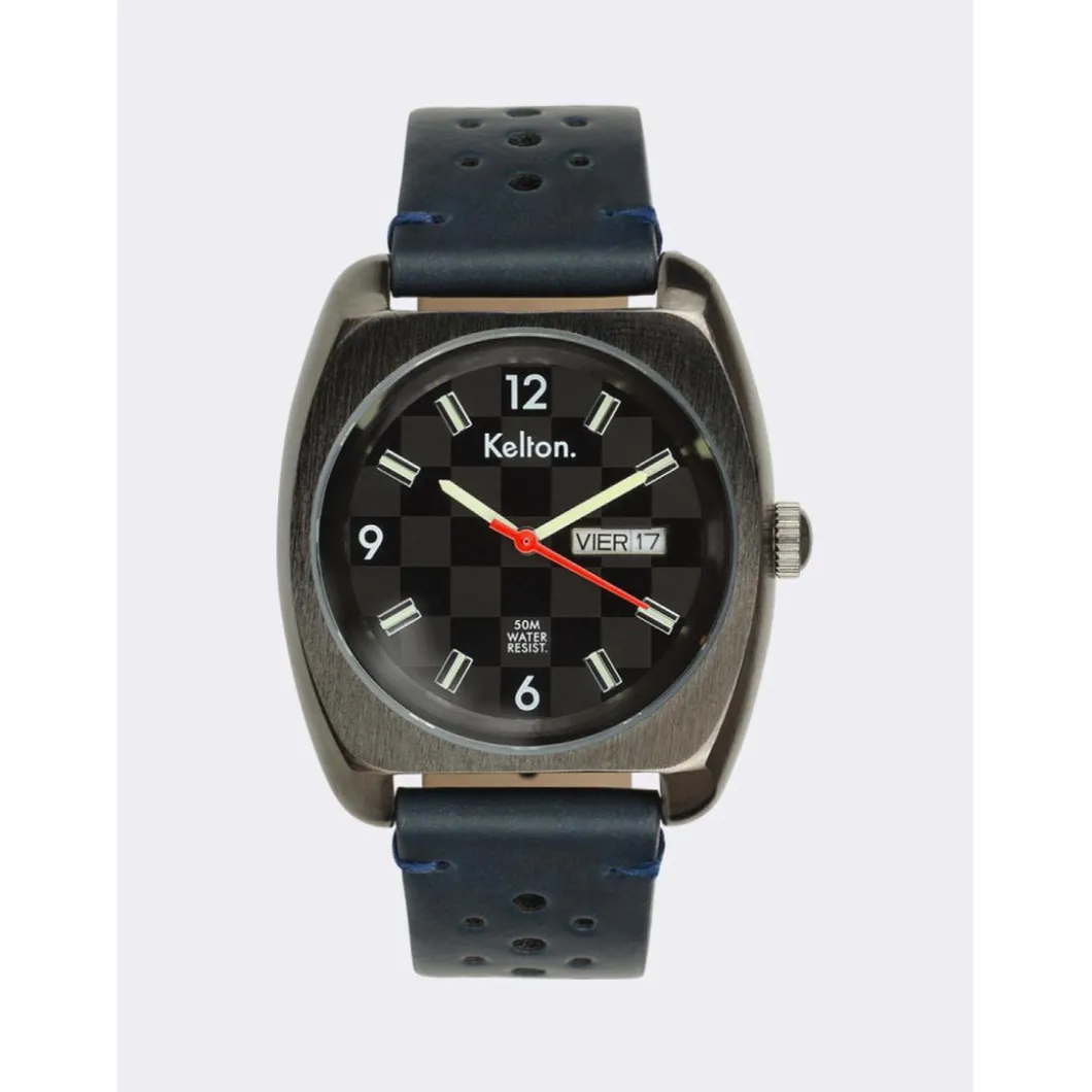 Kelton Montre Cuir|Montre Cuir<Montre RC 22 Damier