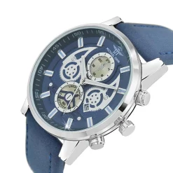 So Charm Montres Montre Cuir<Montre So Charm Bleu Homme MH337 Argent