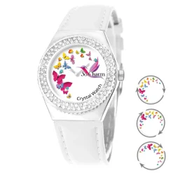 So Charm Montres Montre Cuir<Montre MF316-PAPILLON-COLIBRI - Montre Femme