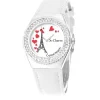 So Charm Montres Montre Cuir<Montre MF316-COEURS-TE-BLANC - Montre Femme