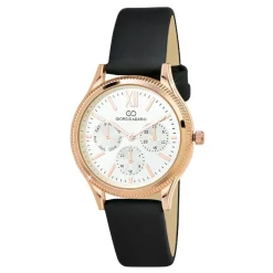 So Charm Montres Montre Cuir<Montre So Charm Noir Femme MF617-NFA Doré rose