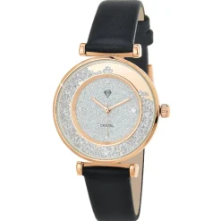 So Charm Montres Montre Cuir<Montre So Charm Noir Femme MF537 Doré rose