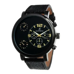 So Charm Montres Montre Cuir<Montre So Charm Homme MH274-NFN Noir