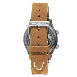 Spinnaker Montre Automatique|Montre Cuir<Montre SP-5062-05 - BRADNER Automatique Boîtier Acier Acier Bracelet Cuir Marron Cadran Bleu Homme