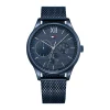 Tommy Hilfiger Montres Montre Acier<Montre Tommy Hilfiger 1791421 - Montre Multifonctions Acier Bleu Homme