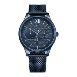 Tommy Hilfiger Montres Montre Acier<Montre Tommy Hilfiger 1791421 - Montre Multifonctions Acier Bleu Homme