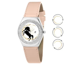 So Charm Montres Montre Cuir<MontreFemme MF316-LICORNE-BEIGE - So Charm