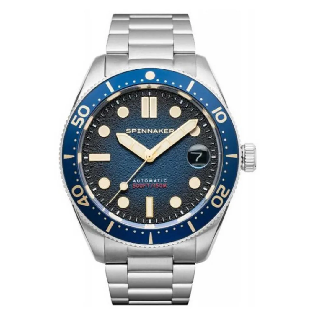 Spinnaker Montre Automatique|Montre Acier<Montres homme - SP-5100-22 Braccelet Acier Argent