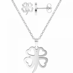 Angèle M Bijoux Collier Et Pendentif<Parure Femme B2149-ARGENT - Angèle M