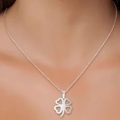 Angèle M Bijoux Collier Et Pendentif<Parure Femme B2149-ARGENT - Angèle M